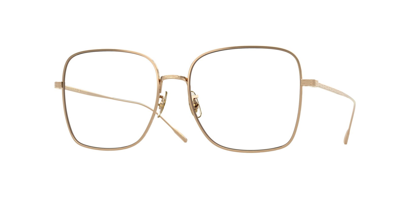 Das Bild zeigt die Oliver Peoples Fassung OV1348T 5037 in Rotgold.